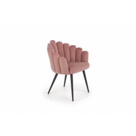 Židle K410 Růžová velvet
