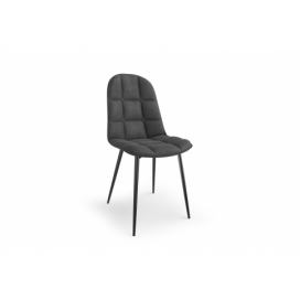 moderní židle čalouněné K417 Popelový velvet