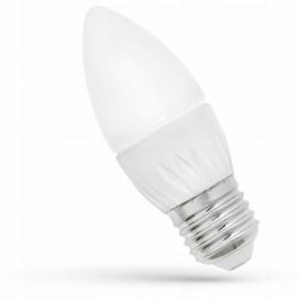 Spectrum LED LED žárovka svíčka E-27 230V 6W teplá bílá