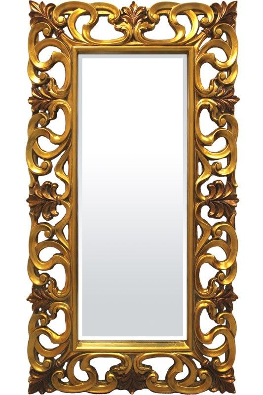 Zrcadlo se zlatými ornamenty 71238 Mdum - M DUM.cz