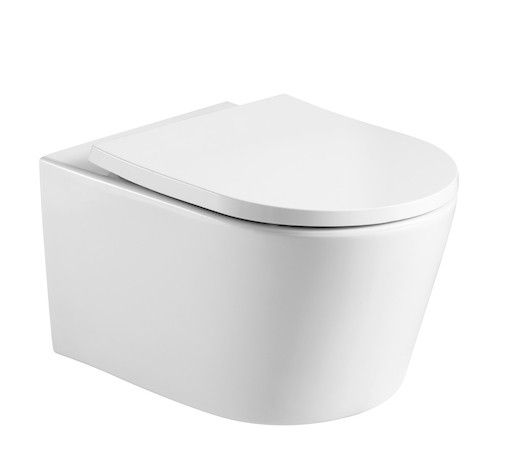 WC závěsné SAT Brevis včetně prkénka softclose, zadní odpad SATBRE010RREXP - Siko - koupelny - kuchyně