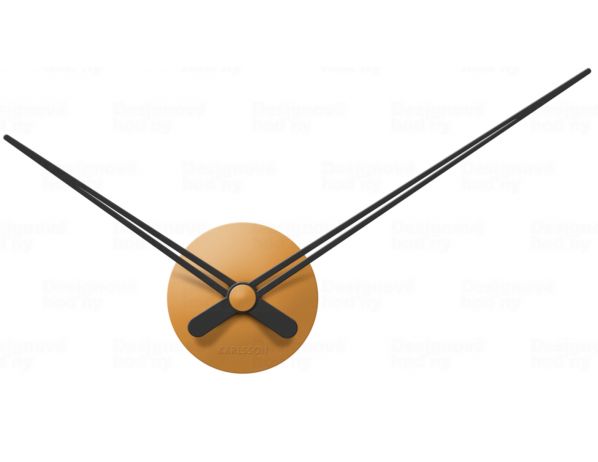Designové nástěnné hodiny 5838BR Karlsson caramel brown 44cm - FORLIVING