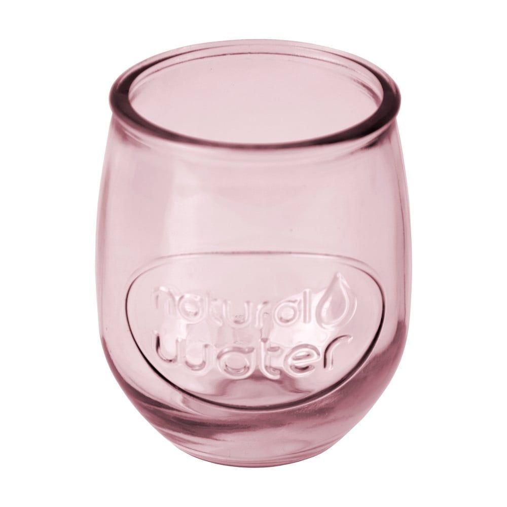 Růžová sklenice z recyklovaného skla Ego Dekor Water, 0,4 l - Bonami.cz
