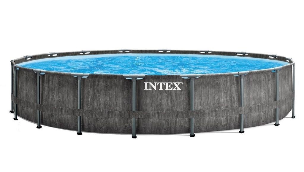INTEX Bazénový set Prism Frame Greywood Premium 4,57m x 1,22m 26742NP - Marimex