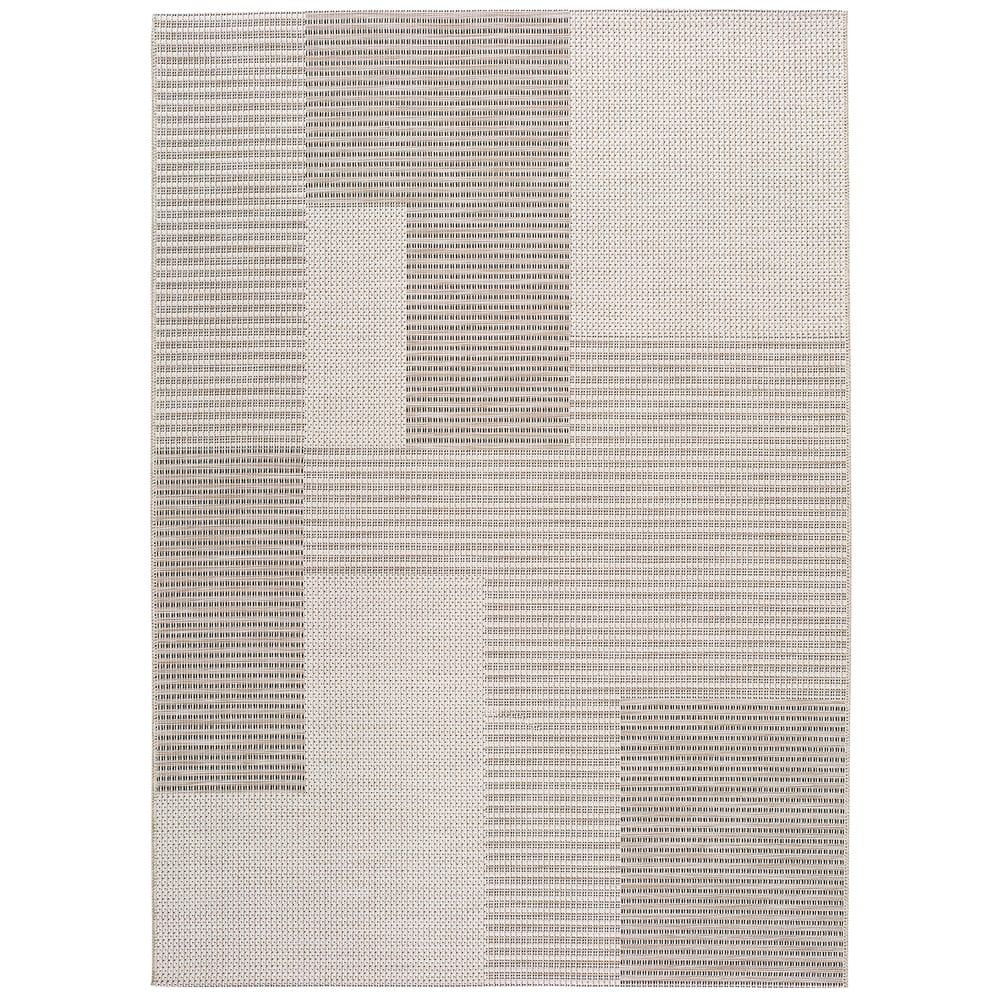 Béžový venkovní koberec Universal Cork Squares, 155 x 230 cm - Bonami.cz