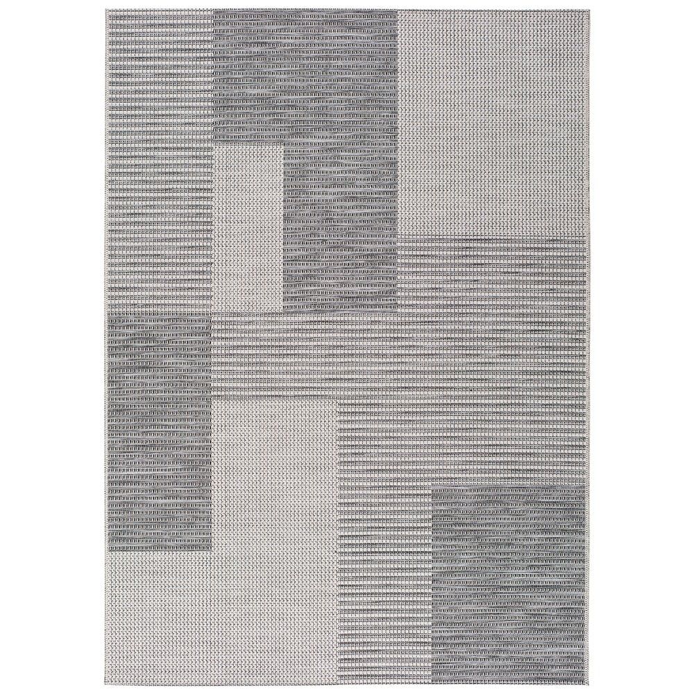Šedý venkovní koberec Universal Cork Squares, 155 x 230 cm - Bonami.cz