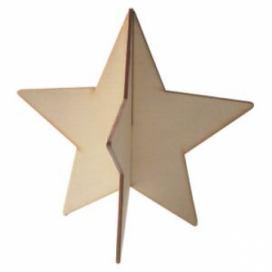 Vánoční dřevěná hvězda Deco Star malá Bloomingville