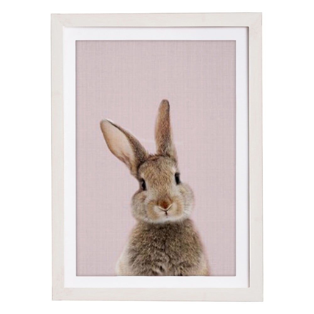 Nástěnný obraz v rámu Querido Bestiario Baby Rabbit, 30 x 40 cm - Bonami.cz