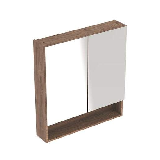 Zrcadlová skříňka Geberit Selnova 58,8x85 cm lamino ořech hickory 501.266.00.1 - Siko - koupelny - kuchyně