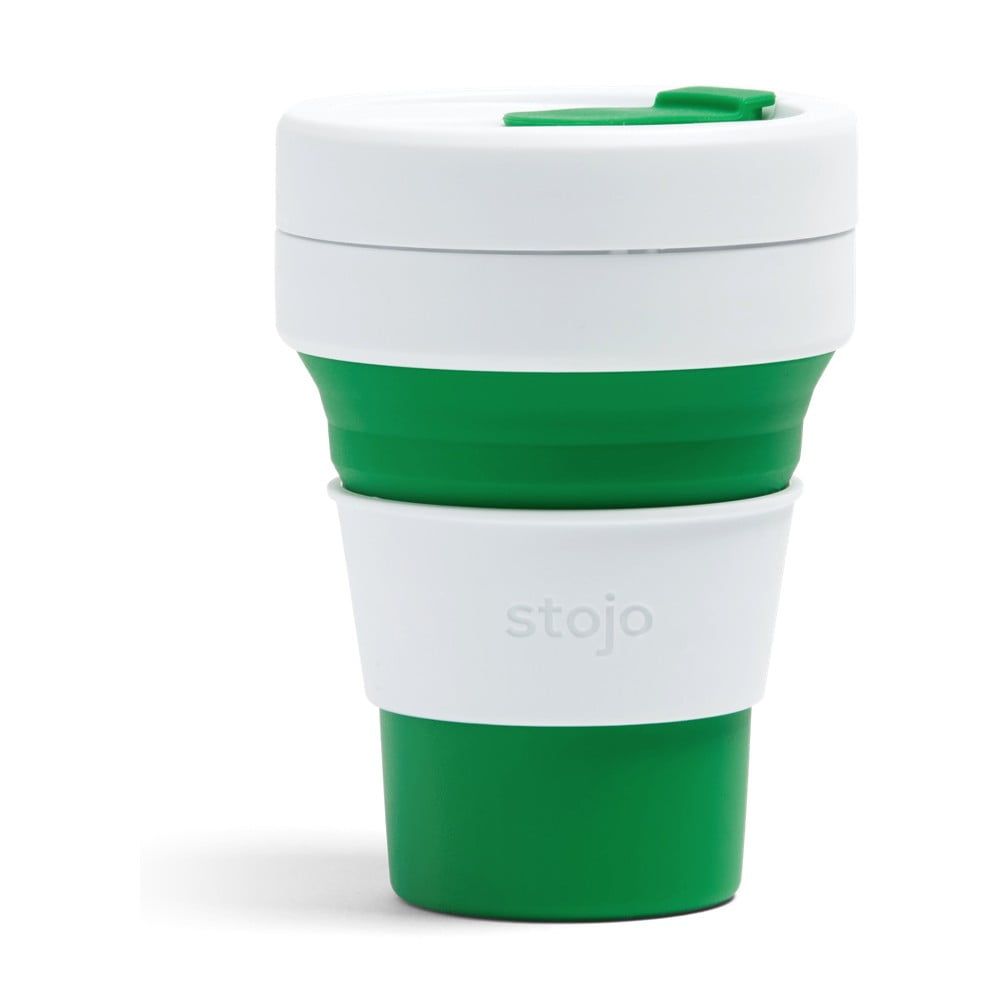 Bílo zelený skládací cestovní hrnek Stojo Pocket Cup 355 ml INHAUS cz