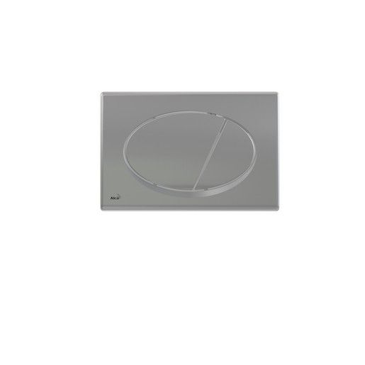 Ovládací tlačítko Alca plast chrom mat M72 - Siko - koupelny - kuchyně