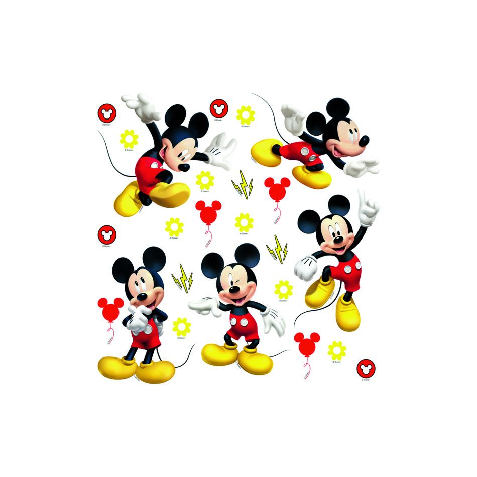 Samolepicí dekorace Mickey Mouse, 30 x 30 cm - 4home.cz