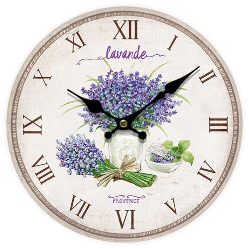 Nástěnné hodiny Lavande Provence, pr. 34 cm - 4home.cz