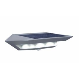 Lutec LT6901401337 LED solární nástěnné svítidlo Ghost s pohybovým čidlem 1x2W | 260lm | 4000K | IP44 - šedá