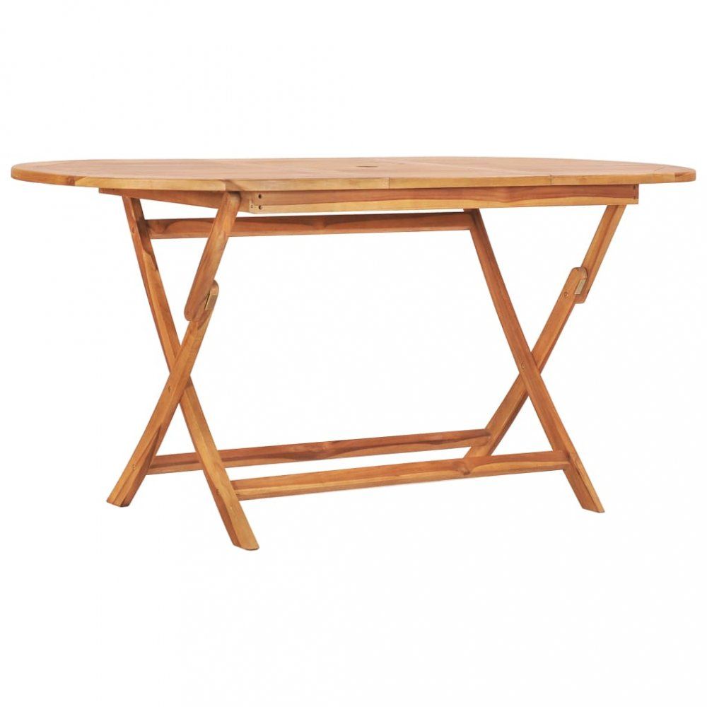 Skládací zahradní stůl teakové dřevo Dekorhome - DEKORHOME.CZ