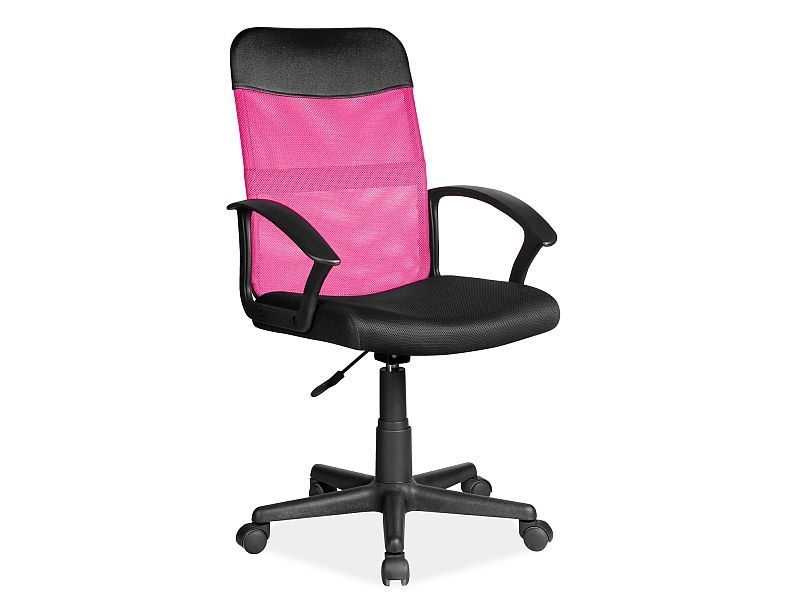 Židle kancelářská Q702 růžový/Černý - Nabytek-Bogart.cz