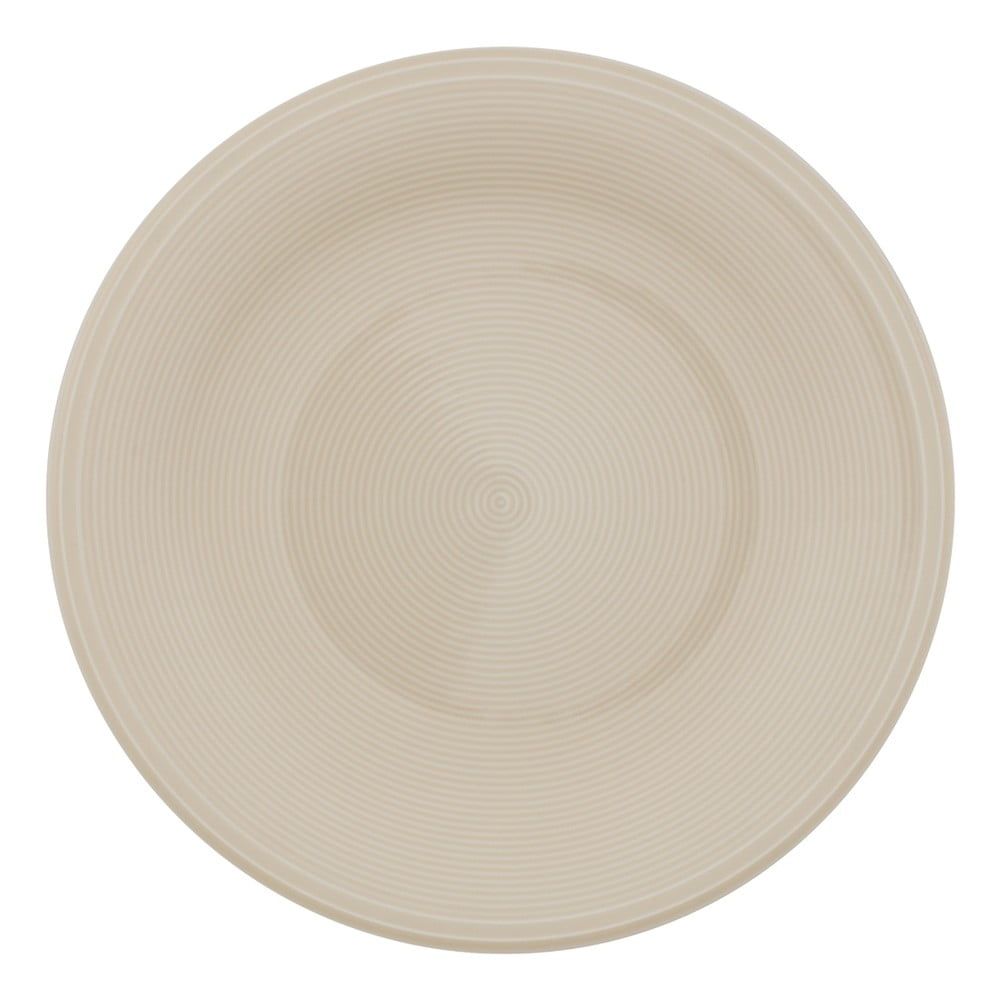 Bílo-béžový porcelánový dezertní talíř Villeroy & Boch Like Color Loop, ø 21,5 cm - Bonami.cz