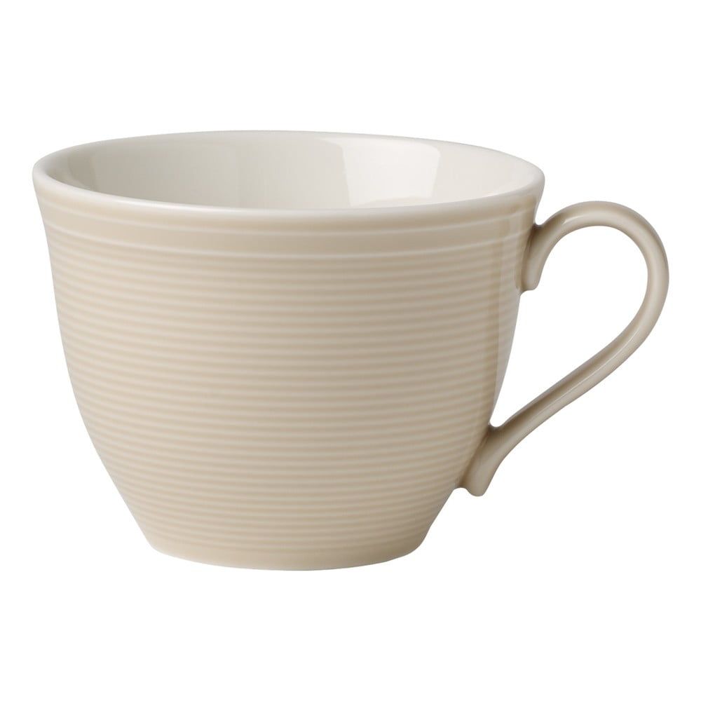 Bílo-béžový porcelánový šálek na kávu Villeroy & Boch Like Color Loop, 250 ml - Bonami.cz