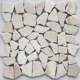 Kamenná mozaika Mosavit Piedra noa blanca 30x30 cm mat PIEDRANOABL (bal.1,000 m2)