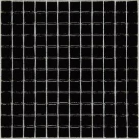 Skleněná mozaika Mosavit Monocolores negro 30x30 cm lesk MC901 (bal.2,000 m2)