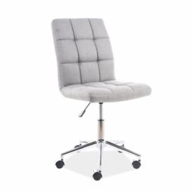 Židle kancelářská Q020 šedý materiál