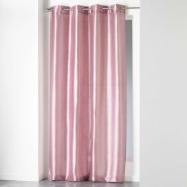 Douceur d\'intérieur Zatemňovací opona SILK SHANA, 140 x 240 cm, růžová