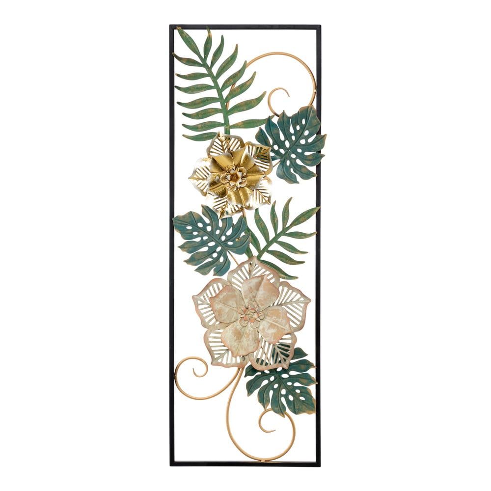 Kovová závěsná dekorace se vzorem květin Mauro Ferretti Campur -A-, 31 x 90 cm - Bonami.cz