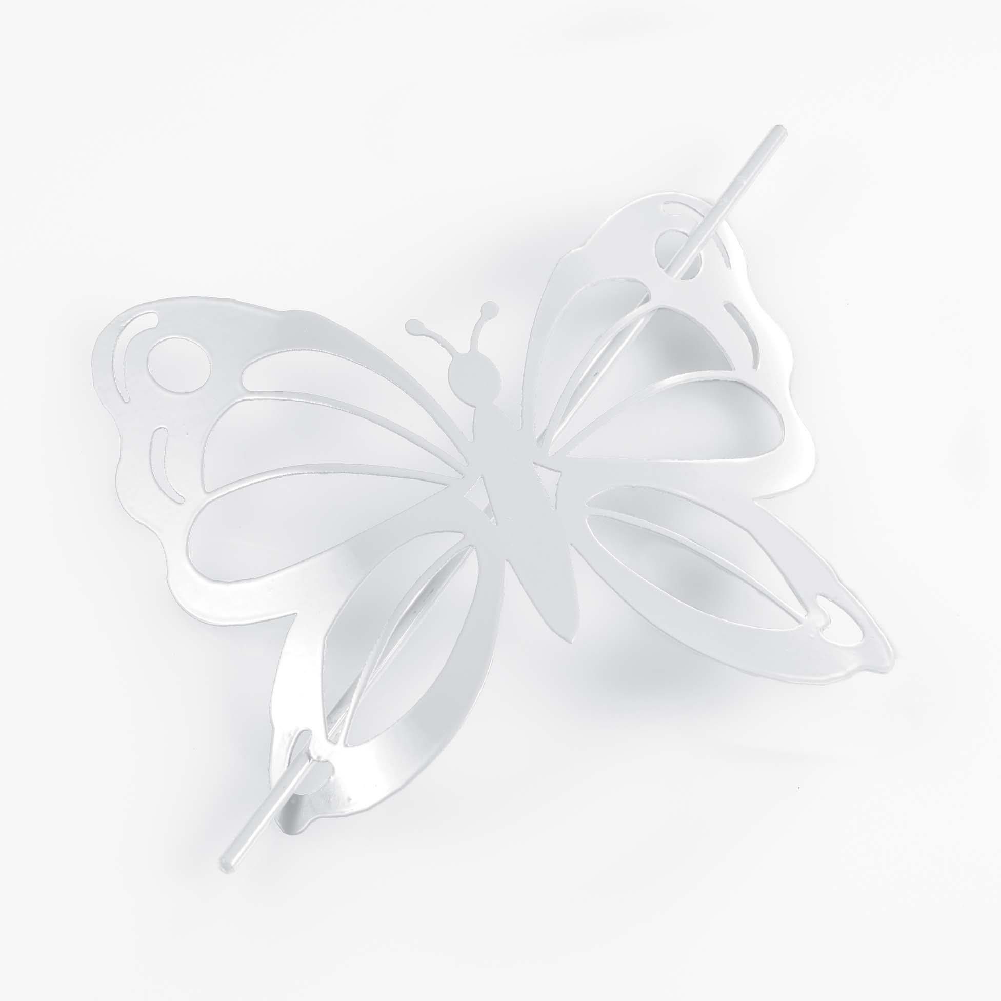 Douceur d\'intérieur Bílý motýl opona klip, 1 kus - EMAKO.CZ s.r.o.