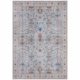 Modro-béžový koberec Nouristan Vivana, 80 x 150 cm