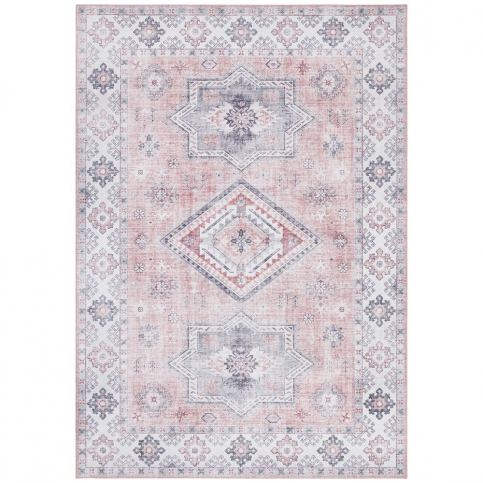 Světle růžový koberec Nouristan Gratia, 200 x 290 cm Bonami.cz