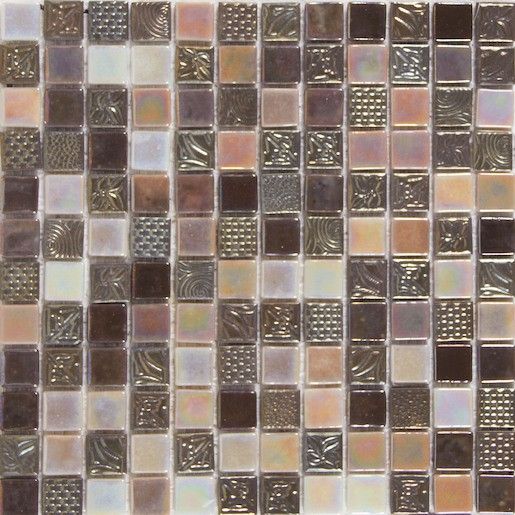 Skleněná mozaika Mosavit Oriental coffee 30x30 cm lesk ORIENTALCO (bal.1,000 m2) - Siko - koupelny - kuchyně