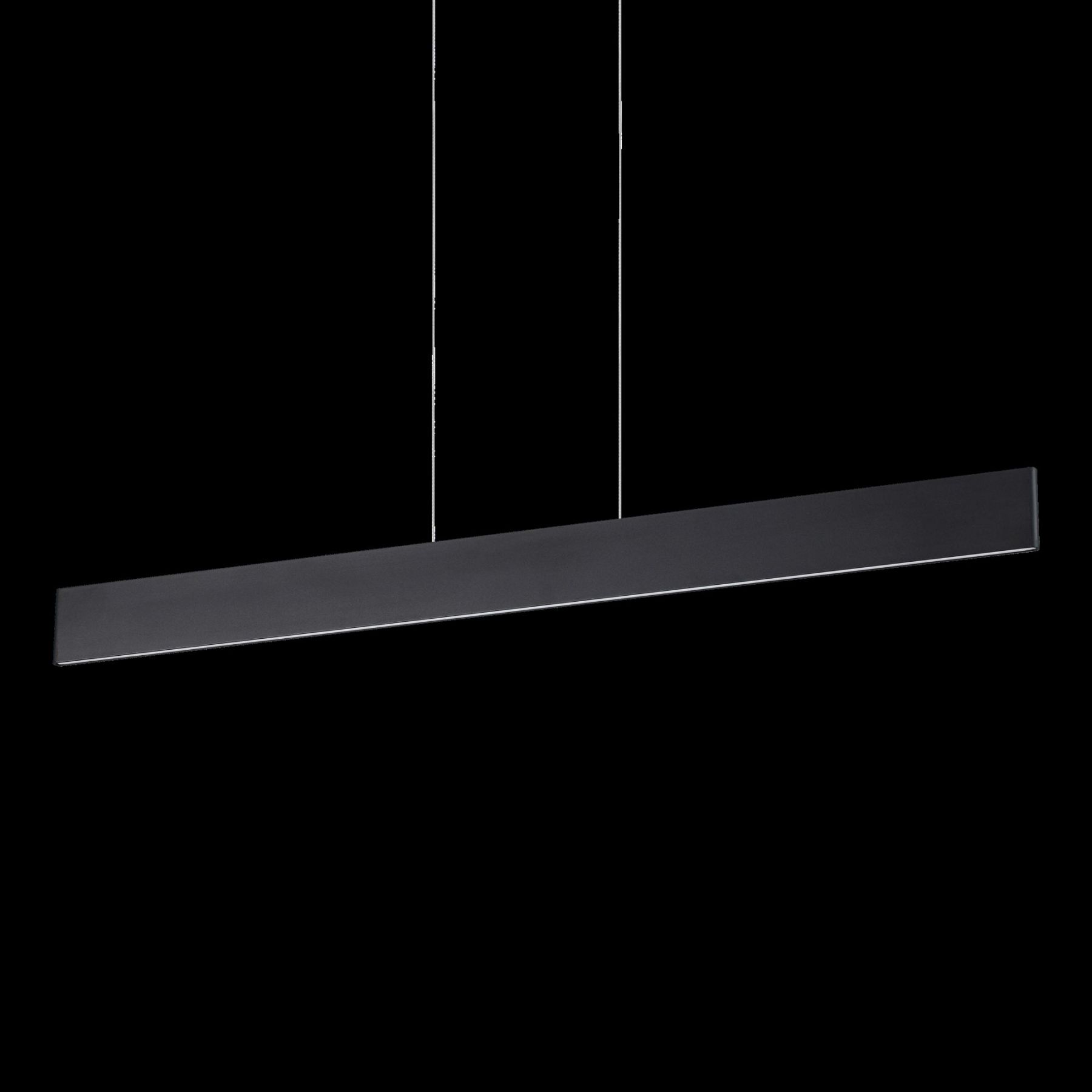 Ideal Lux 173245 LED zavěšený stropní lustr Desk 1x23W | 2100lm | 3000K - černý - Dekolamp s.r.o.