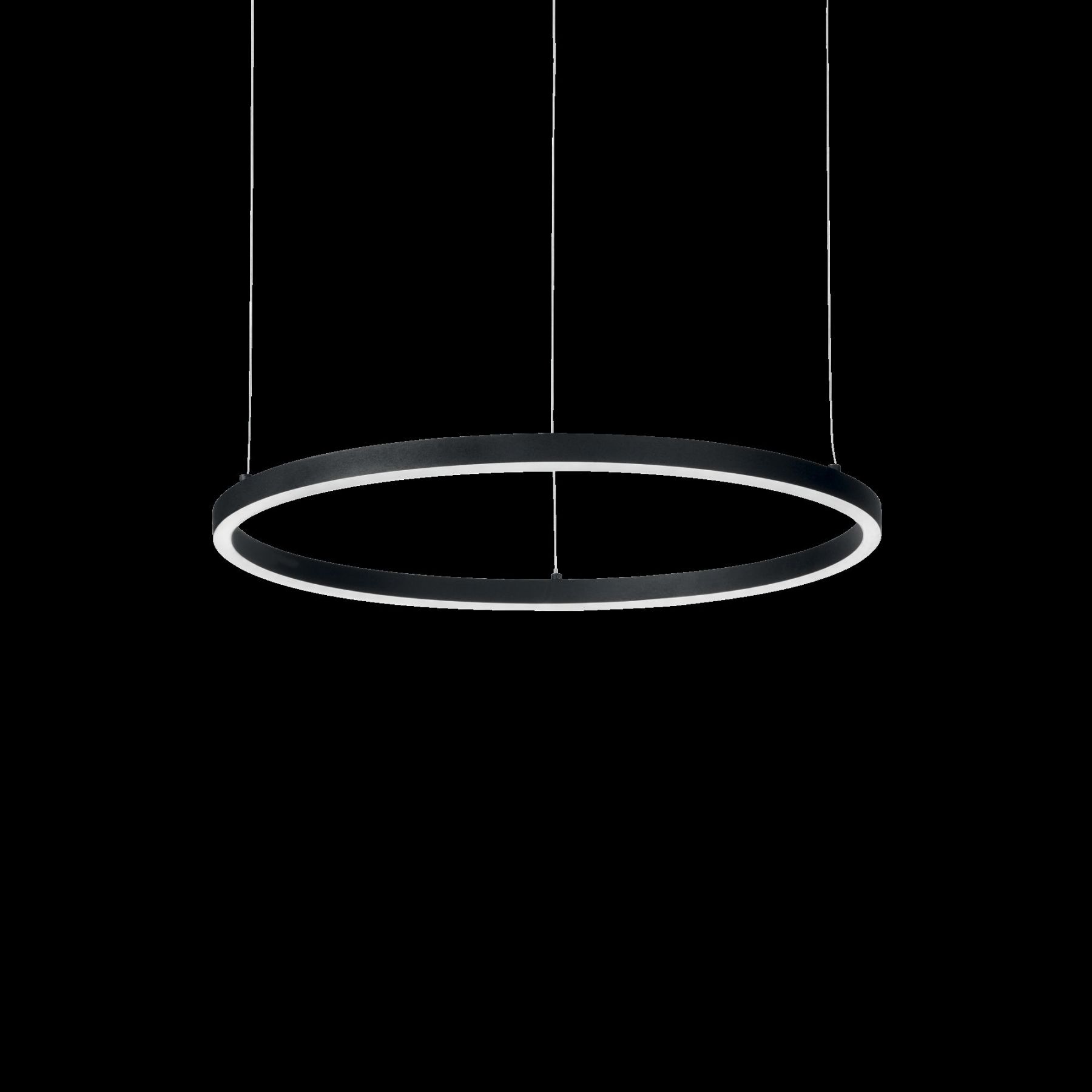 Ideal Lux 229492 LED zavěšený stropní lustr Oracle Slim 1x30W | 1810lm | 3000K - černý - Dekolamp s.r.o.