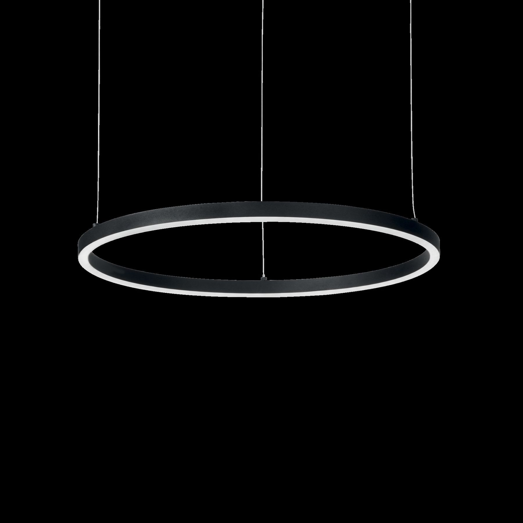 Ideal Lux 229515 LED zavěšený stropní lustr Oracle Slim 1x36W | 2170m | 3000K - černý - Dekolamp s.r.o.