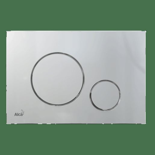 Ovládací tlačítko Alca plast chrom mat M672 - Siko - koupelny - kuchyně