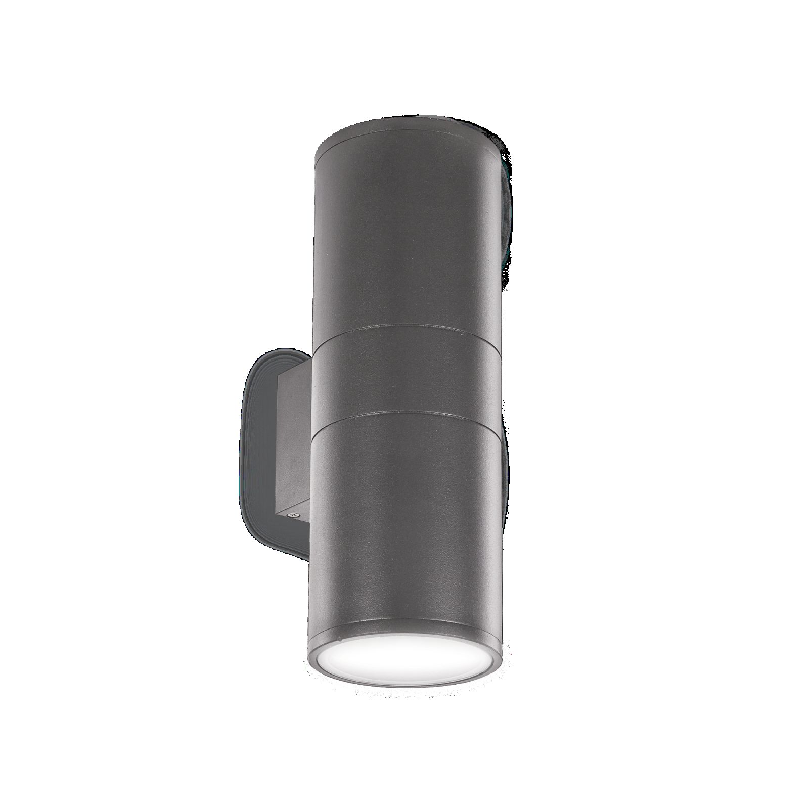 Ideal Lux 236858 venkovní bodová nástěnná lampa Gun 2x60W | E27 | IP54 - antracit - Dekolamp s.r.o.