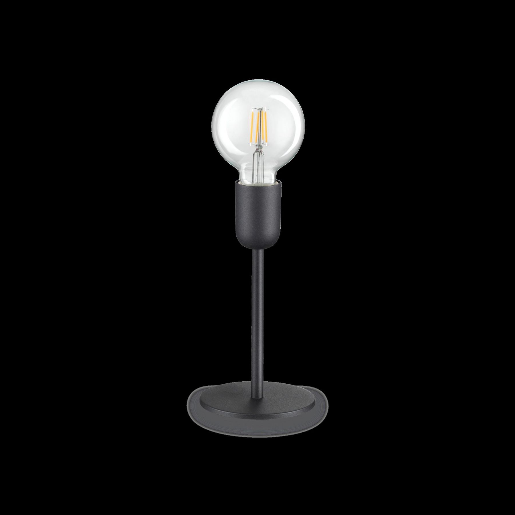 Ideal Lux 232485 stolní svítidlo Microphone 1x60W | E27 - černé - Dekolamp s.r.o.