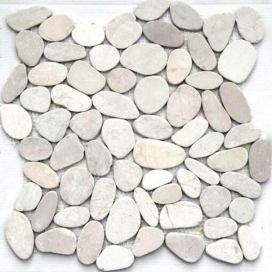 Kamenná mozaika Mosavit Piedra batu blanco 30x30 cm mat PIEDRABATUBL (bal.1,000 m2)