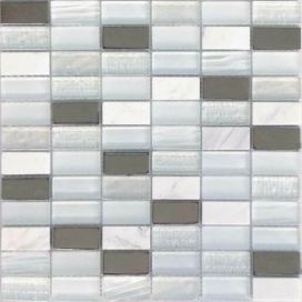 Mozaika Mosavit City blanco 30x30 cm mat / lesk MOSCITYBL, 1ks