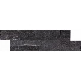 Obklad Mosavit Fachaleta negro 15x55 cm mat FACHALETAQUNE (bal.0,580 m2)