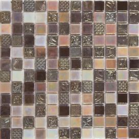 Skleněná mozaika Mosavit Oriental coffee 30x30 cm lesk ORIENTALCO (bal.1,000 m2)
