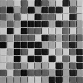 Skleněná mozaika Mosavit Urban gris 30x30 cm mat URBANGR (bal.1,000 m2)