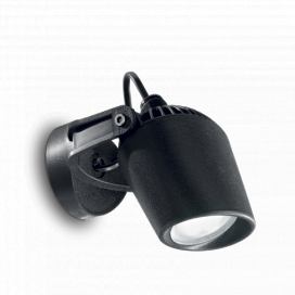 Ideal Lux 247182 venkovní nástěnná lampa Minitommy 1x6W | GU10 | IP66 - černá