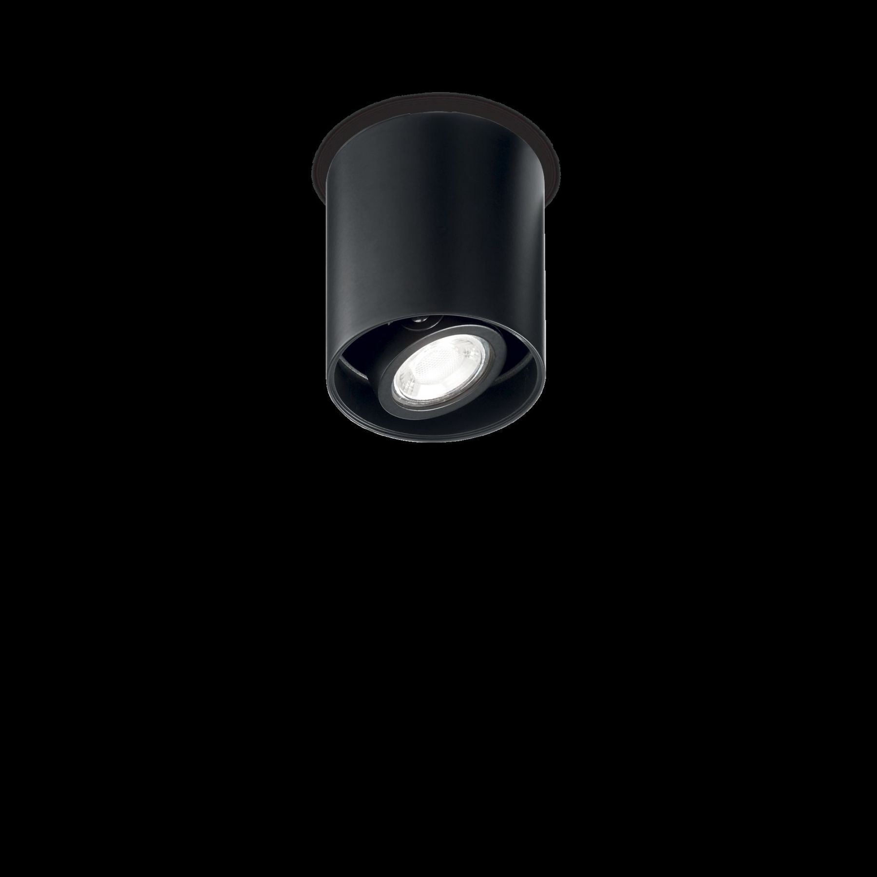 Ideal Lux 243924 přisazená stropní lampa Mood 1x28W | GU10 - černé - Dekolamp s.r.o.