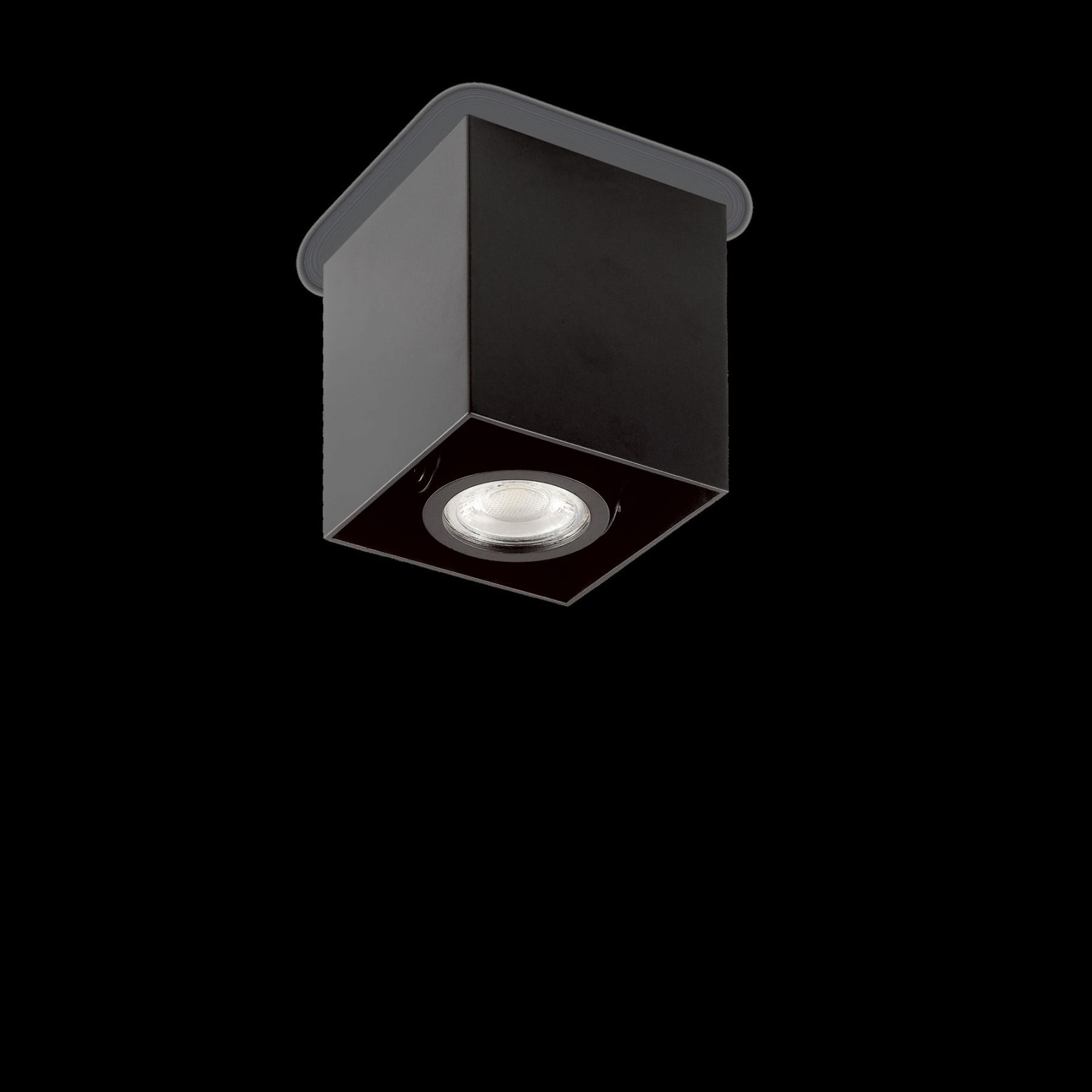 Ideal Lux 243948 přisazená stropní lampa Mood 1x28W | GU10 - černá - Dekolamp s.r.o.