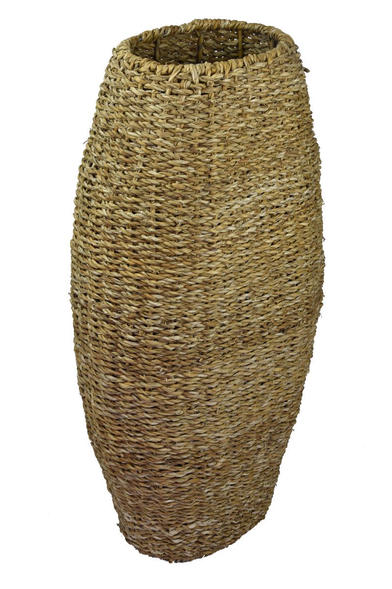 Vingo Vysoká váza z mořské trávy Rozměry (cm): 40x24 cm, v.80 cm - Vingo