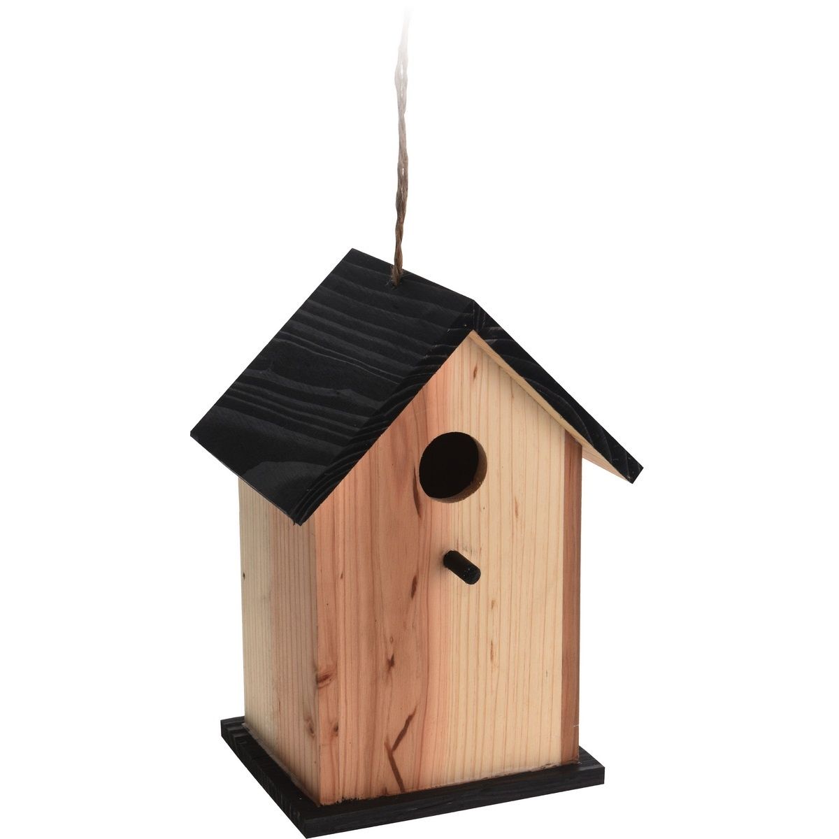 Ptačí budka Bird house hnědá, 15,5 x 13 x 22 cm - Houseland.cz