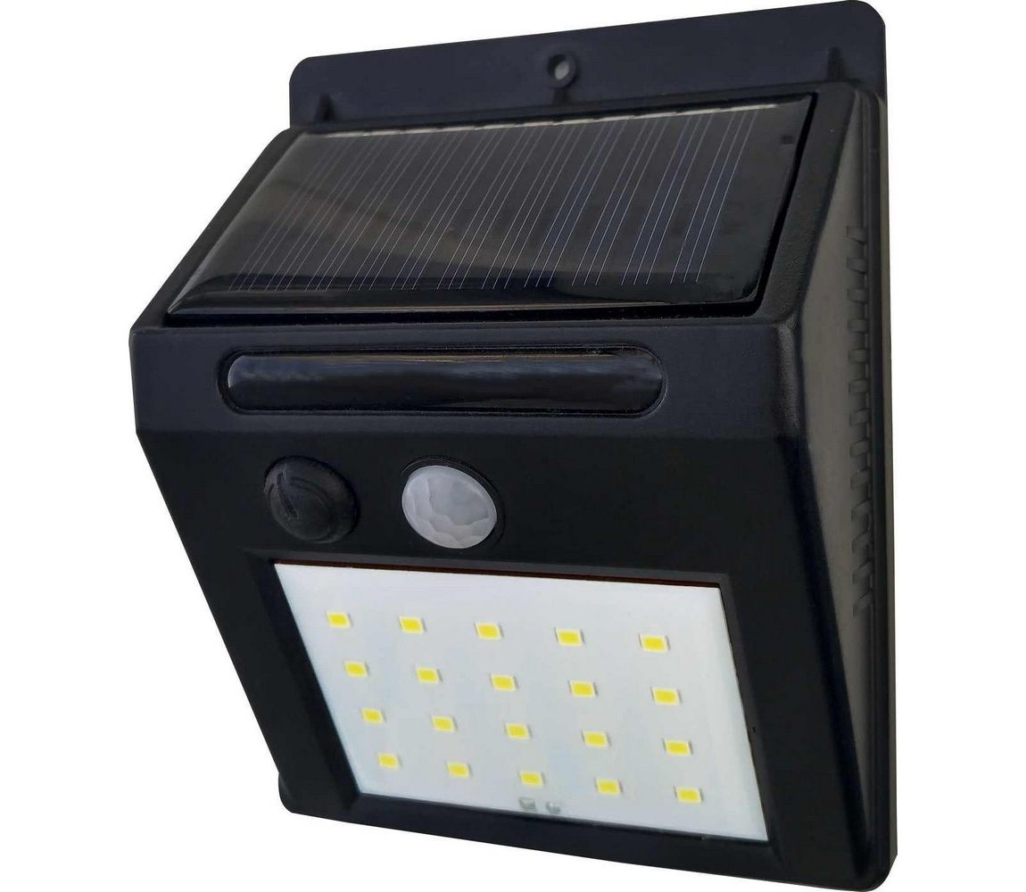 Greenlux LED Solární nástěnné svítidlo se senzorem LED/3W IP44  -  Svět-svítidel.cz