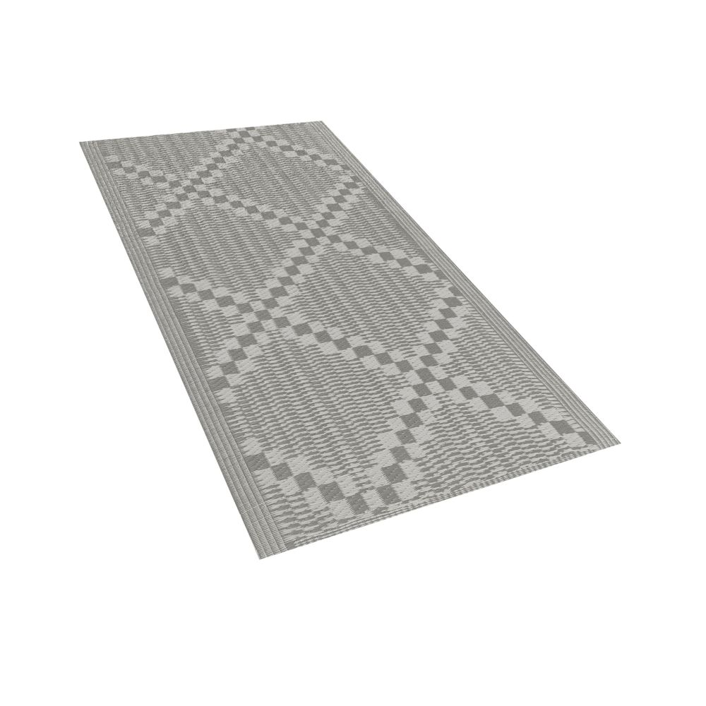Venkovní koberec 60 x 105 cm šedý JALNA - Beliani.cz
