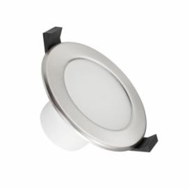  LED Koupelnové podhledové svítidlo LED/7W/230V 3000K stříbrná IP44 